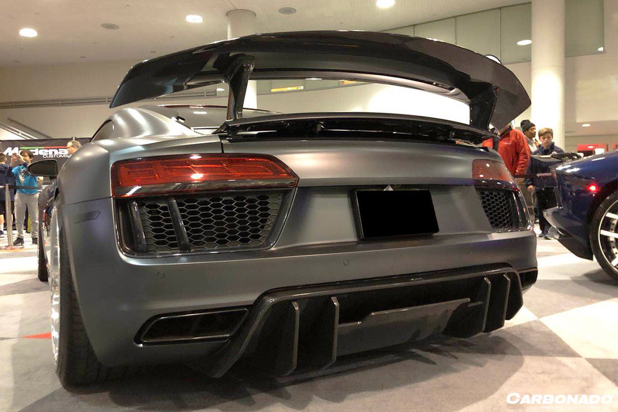 2016 - 2019 Audi R8 Coupe/Spyder VRS Style Carbon Fiber Rear Diffuser